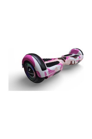 Elektrikli Kaykay Hoverboard Bluetooth Hoparlörlü RS-S5 Pink Camo