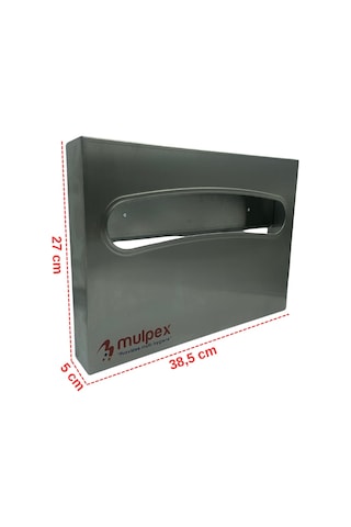 Mulpex 304 Kalite Paslanmaz Klozet Kapak Örtüsü Dispenseri