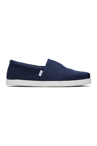 Espadril / Keten Erkek 10019858 Toms Alpargata Recycled Cotton Navy Lacivert