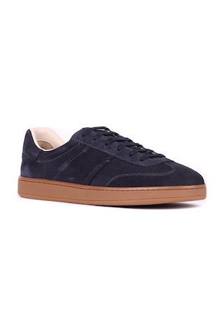 Shoetyle - Hakiki Süet Deri Lacivert Renk Erkek Sneaker - 666-sh-10-129-1572