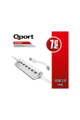Qport Q-uc207 7 Port Usb 2.0 Çoklayıcı