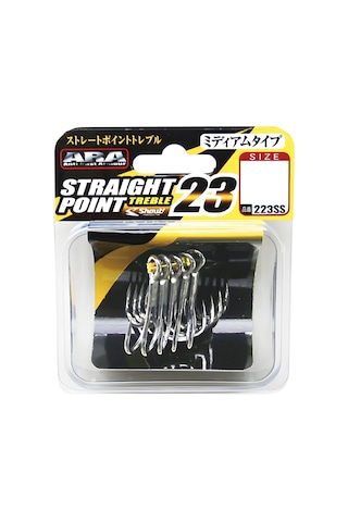 Shout Straight Point 23 Silver Üçlü İğne İğne No : 4