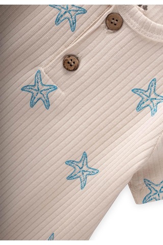 Cigit Desenli Fitilli Tulum 0-3 Yaş Mavi Deniz Yıldızı Mavi Deniz Yıldızı