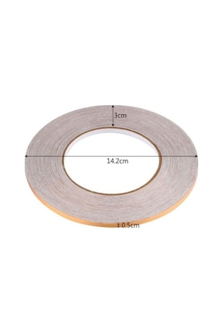 0.5 Cm 50 Metre Gold Fayans Arası Yapışkanlı Şerit Bant Derz Band N11.7