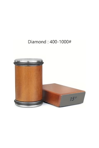 Xuweiwei Manyetik Elmas Bıçak Bileyici Kahverengi Elmas 400 1000 15 20 Derece Açı Rulosu Demir Malzeme Şarj Edilmemiş Ahşap İşleme Mutfak Taşlama