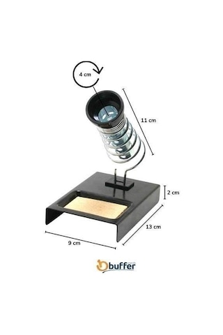 Zhltools Metal Temizleme Keçeli Süngerli Lehim Altlığı Kalem Havya Sehpası Standı