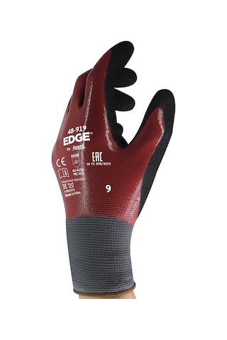 Ansell Edge 48-919 Yağ Dirençli Nitril İş Eldiveni