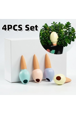 4 Adet Otomatik Bitki Sulama Stakes Yumurta Kendinden Sulama