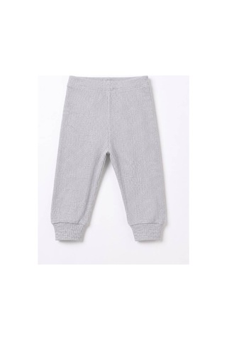 H&c Coolboy H&c Bebek Patiksiz Alt Pantolon %100 Pamuk Esnek Fitilli Ribana 0-36 Ay Gri
