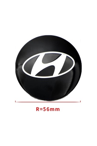 HYUNDAI LOGOLU 56 MM JANT GÖBEK STICKER