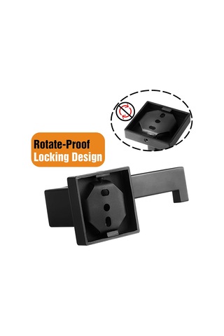 Siyah Tuvalet Kağıdı Tutucu Paslanmaz Çelik Tuvalet Kağıdı Tutucu Rulo Tutucu Banyo Ve Mutfak İçin Kare Diğer