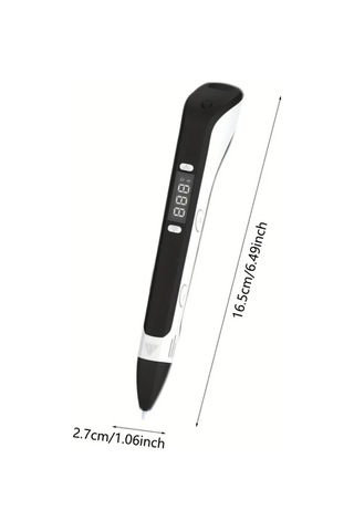 Techbloom 1 Set 3d Yazıcı Kalem Kiti Dıy Çizim Ve Baskı Aracı 3937 İnch 20 Renk Lcd Ekranlı