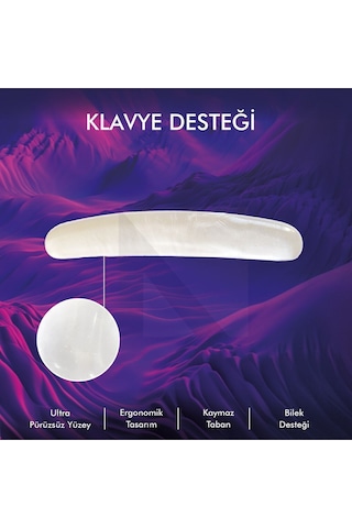 MP04 - Jel Klavye Bilek Destek Pedi Yumuşak, Ergonomik Ped