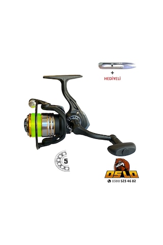 Dodo 1000 5 Bilye Metal Başlık Lrf & Spin Olta Makinesi