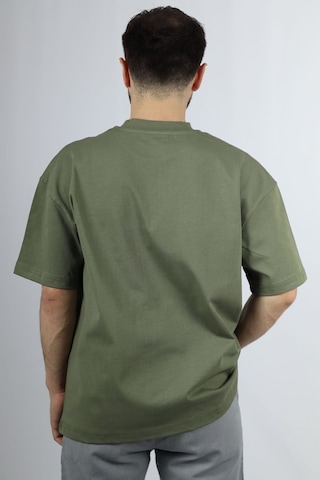 Ventov %100 Pamuk Premium Oversize Tişört Vts2602 Haki