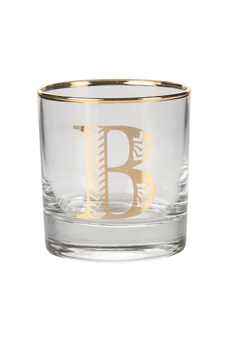 Mudo Home Monogram Bardak - B 300ml Altın