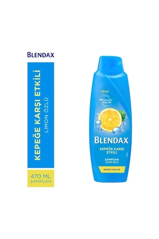 Blendax Kepeğe Karşı Etkili Limon Özlü Şampuan  4 x 470 ML