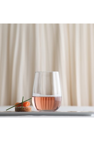 LAV Gaia Cam Kırmızı Şarap Kadehi 6'lı 475 ml (Meşrubat/Şarap Bardağı )