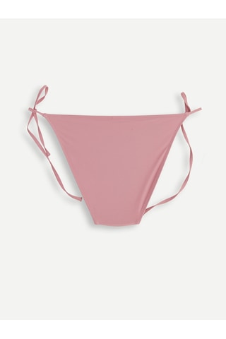 Lcw Dream Pembe Yanı Bağlamalı Taş İşlemeli Kadın Bikini Altı