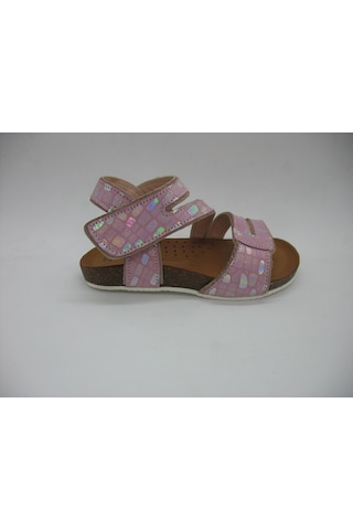 Piarmoni 01221 Deri Ortopedik Pembe Sandalet 21-25 Pembe