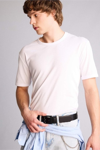 Defacto Erkek Dikdörtgen Toka Suni Deri Jean Kemeri H5069axnsbk27 Siyah-bk27