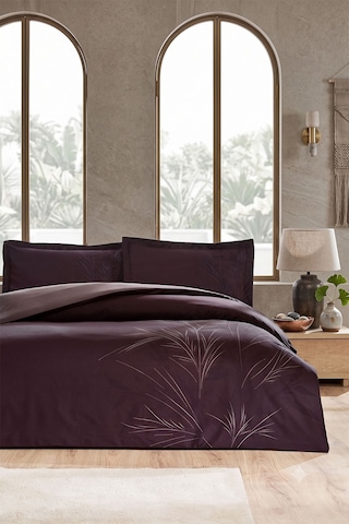 Arundo Çift Kişilik Nevresim Takımı - Kahve 31207886