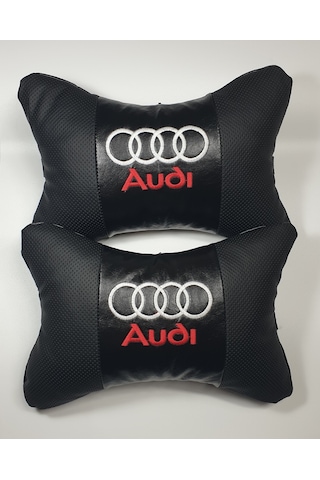 Audi Deri Yastık + Kemer Pedi - Audı 2'li Konfor Seti - Audi Deri Set - Audi Konfor Seti