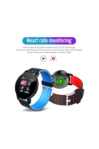 Samdoo 1.3" Ekranlı Ip68 Su Geçirmez Akıllı Saat