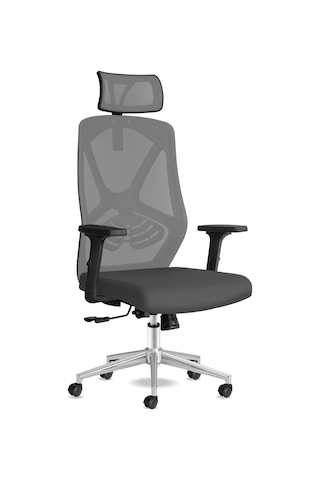 Craft Başlıklı Gri Çalışma Koltuğu