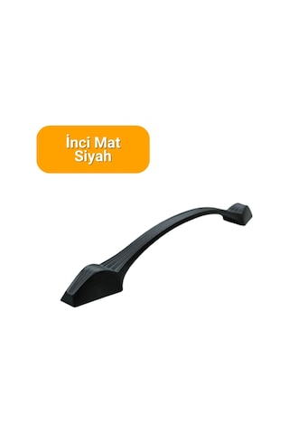 50 Adet İnci Mat Siyah Metal Mobilya Kulpu 160mm - 192mm Mat Siyah