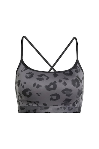 Adidas Gri Kadın Sporcu Sütyeni Aer Ls Bra Aop Jn2662