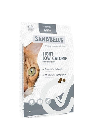 Sanabelle Light Düşük Kalorili Fazla Kilolu Kediler İçin Kuru Kedi Maması 8 Kg