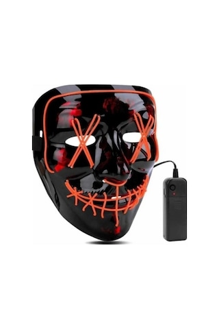 Dodes Led Işıklı Yeşil Maske Çok Renkli