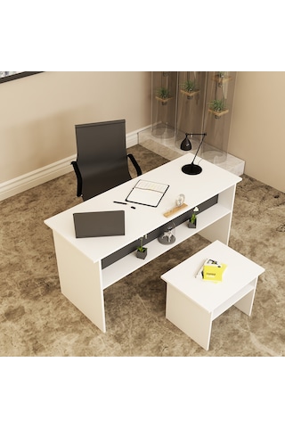 KALENDER DEKOR MERKÜR-1-2 OFİS BÜRO MASASI TAKIMI MRK14