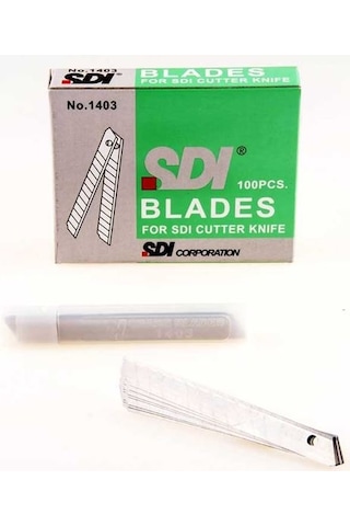 Sdı Maket Bıçağı Ucu Dar Yedek 1403 (10 Adet)