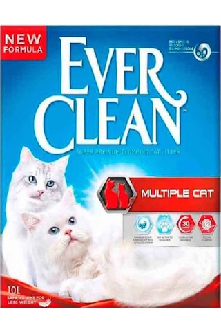 Ever Clean Multiple Cat İnce Topaklaşan Bentonit Kedi Kumu 2 x 10 L