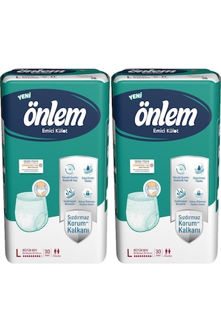 Önlem Emici Külot Hasta Bezi L 2 x 30'lu