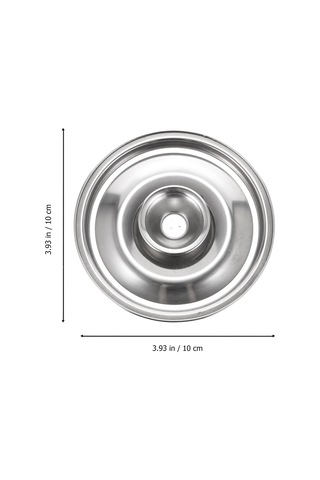 Paslanmaz Çelik Tava Kapağı Paslanmaz Çelik Kapak Kasesi- Tencereler İçin 3.9in Küçük Evrensel Kapak Granit Desen