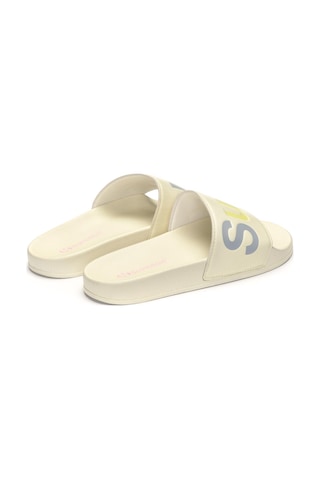 Superga 1908 Slides Polysoft Unisex Bej-gri Terlik Bej-gri-289