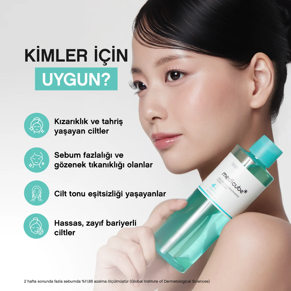 Azelaic Acid Niacinamide Clear Toner 250ml Arındırıcı Tonik
