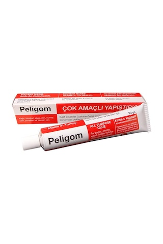 Pelikan Peligom Kuvvetli Sıvı Yapıştırıcı 90 Gr - Metal Tüp 12 Li Paket