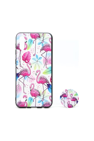 Nettech Samsung Galaxy A10 Uyumlu Desenli Popsocket Seri Arka