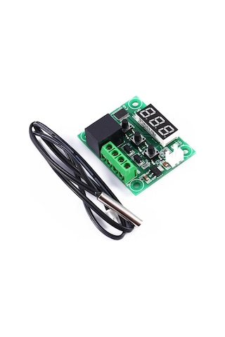 W1209 Röle Çıkışlı Dijital Termostat Kuluçka Akvaryum Sıcaklık Kontrol Kartı