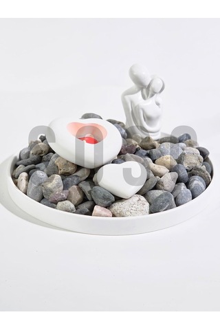 Sosc Doğal Nazilli Dere Çakıl Taşı, Tamburlanmış Dekoratif Taş, Renkli Dolomit, 2-4 Cm, 3 Kg, Saksı Dibi, Akvar Diğer