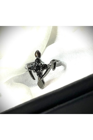Dükkan Design Vamp Haç Yüzük Siyah