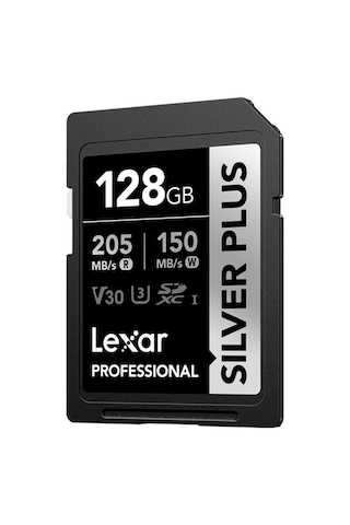 Lexar Professional 128gb 205 Mb/s Silver Plus Sd Hafıza Kartı
