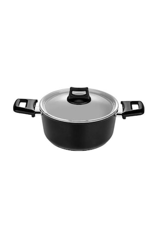 Nehir Ceramic Siyah 7 Parça Tencere Seti