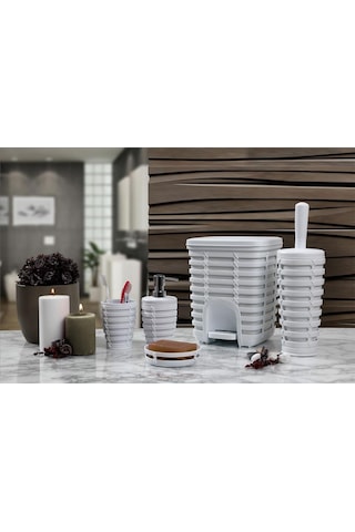 Primanova Palm Diş Fırçalık Beyaz M-e59-01 Beyaz