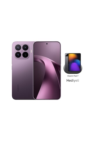 Xiaomi 17T Pro 5G 12 GB 256 GB (Xiaomi Türkiye Garantili) Koyu Mor + Xiaomi Pad 7 8 GB 256 GB 11.2" Wi-Fi Tablet Gri