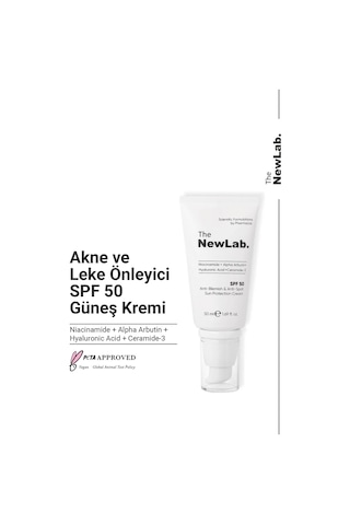 The NewLab Akne Ve Leke Önleyici Güneş Kremi (50 Spf)